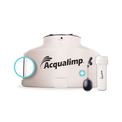 Caixa D`Água De Polietileno Água Limpa 1000l Com Kit Acqualimp